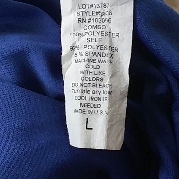 Royal Blue Ruched Form Fitting Mini Bodycon Prom Dress - Picture 9 of 9